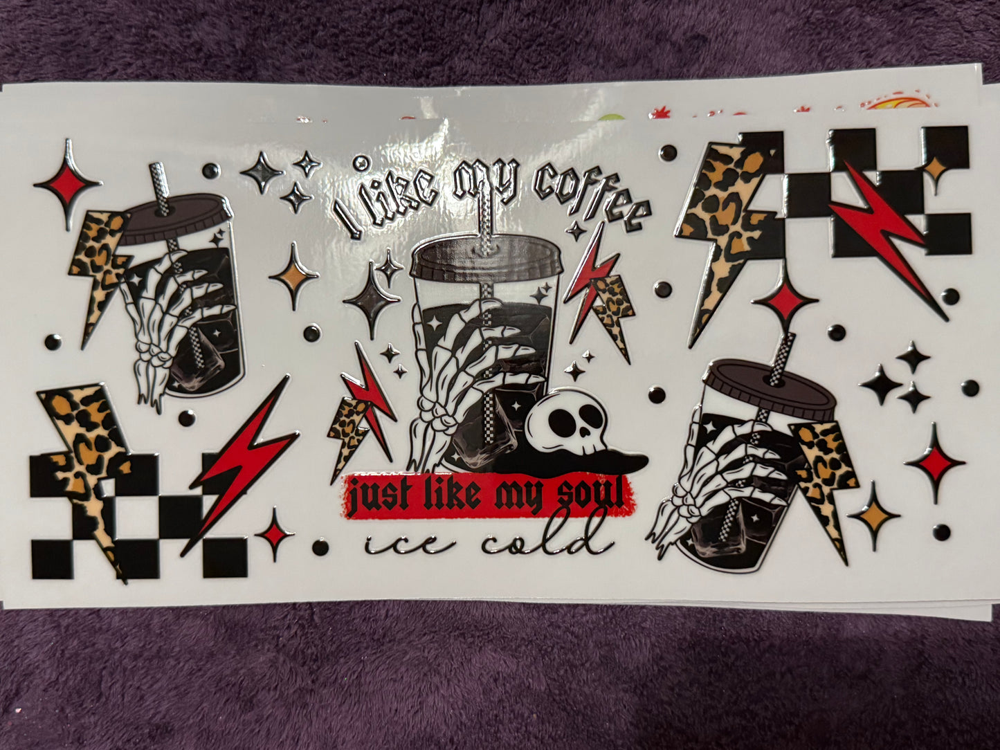 I like my coffee just like my soul, ice cold